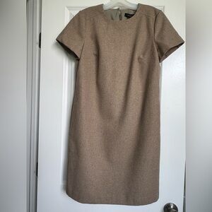 Elegant Tan Mini Dress